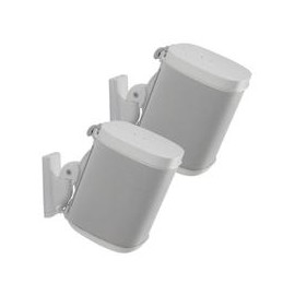 Soportes de pared giratorios SANUS WSWM22-W1 diseñados para Sonos ONE. Play: 1 / Play: 3