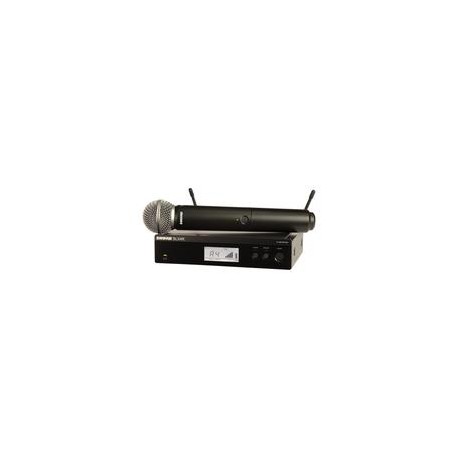 Micrófono inalámbrico SHURE BLX24R-SM58 vocal/dinámico/montaje en rack