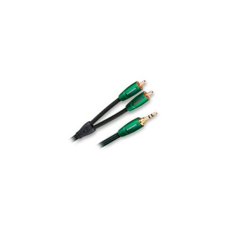 Cable RCA a 3.5mm Audio Quest EVERGO1MR 1M / estéreo / verde