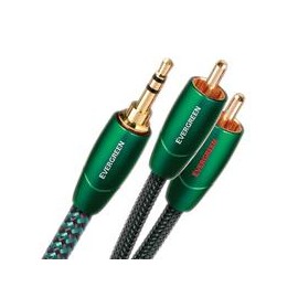 Cable RCA a 3.5mm Audio Quest EVERGO1.5MR 1.5 metros / estéreo / verde,Cable Audio Quest EVERGO1.5M 1.5M / 3.5 a 3.5 / Verde,Ca