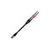 Cable para audio XSS SC137 Negro/6.3x2 Mono a 1 Cannon Macho