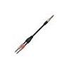 Cable para audio XSS SC138 Negro/6.3x2 Mono a 1 Plug Mono