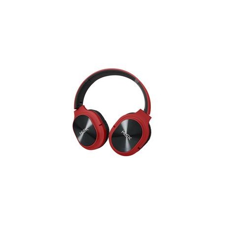 Audifonos Bluetooth MISIK MH624R Rojo/ Manos Libres