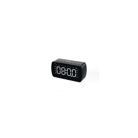 Radio Reloj Despertador Misik MR414 Negro/Bluetooth/Micro SD