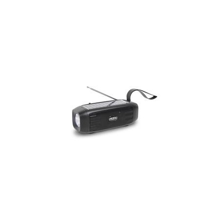 Bocina Bluetooth MISIK MS206 Negro/TWS/Carga Solar/Linterna