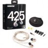 Audífonos In-Ear SHURE SE425CL diseño para aislar el sonido/ideales para monitoreo