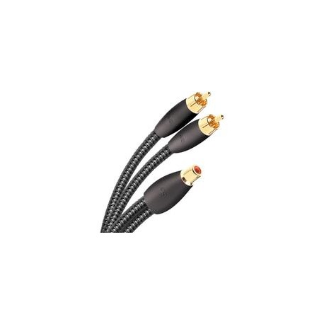 Cable divisor AUDIOQUEST F22M-FLX-X RCA hembra a 2 conectores RCA macho