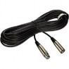Cable para micrófono SHURE C50J 715M/canon macho-canon hembra