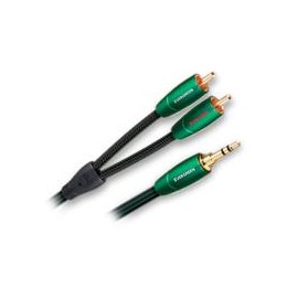 Cable RCA a 3.5mm Audio Quest EVERGO1MR 1M / estéreo / verde