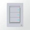 Interruptor Inteligente de 3 botones NETZHOME WS01-3 Wi-Fi