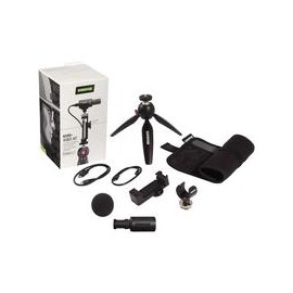 Micrófono y Video Kit SHURE MV88DIG-VIDKT Tripie, Abrazadera