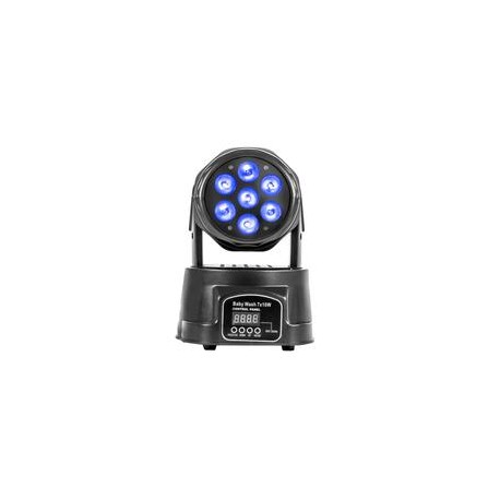 Cabeza Movil ALIEN PRO BABY WASH 7 Leds Fuente de Luz