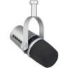 Micrófono para Podcast SHURE MV7-S Silver/modo auto level/Dinámico,Interface de audio SHURE MVI-DIG Streamig / Podcast / instru