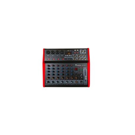Mezcladora Amplificada SOUNDTRACK MIX-8PC 8 Canales/150W x2/Phantom,Mezcladora Pasiva Soundtrack ORION16 Bluetooth / USB / 16 C