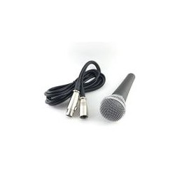 Micrófono Alámbrico XSS CM158B Gris/Cardioide/Vocal