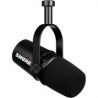 Micrófono para Podcast SHURE MV7-K Negro/modo auto level/Dinámico