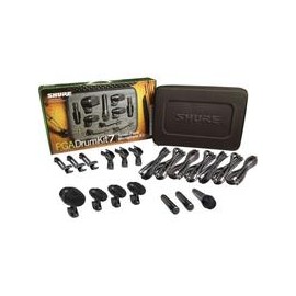 Micrófonos alámbricos SHURE PGADRUMKIT7 para percusiones/Condensador/Dinámicos/Cardioides