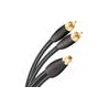 Cable divisor AUDIOQUEST F22M-FLX-X RCA hembra a 2 conectores RCA macho,Cable para guitarra SOUNDTRACK GT20R 6.3mm ambas puntas
