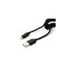 Cable Lightning Sync Ray SRBLC36B Interfaz USB,Cable de reemplazo para Audífonos Shure EAC64BK Negro 1.6m,Barra de Led ALIEN CO