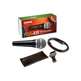 Micrófono alámbrico SHURE PGA48-QTR Dinámico/cardioide/Plug