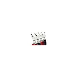 Juego de 4 conectores banana Audioquest BAN507FRS Plata/Hasta calibre 9,Soportes de pared giratorios SANUS WSWM22-B1 diseñados 