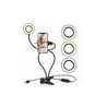Aro de Luz de Clip MISIK ML309 3 tonos de luz/Gooseneck 24"