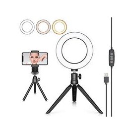 Aro de luz Led 10" VIVITAR VIVRL10KIT Negro/3 niveles de luz,Aro de luz Led  VIVITAR VIVRL8KIT Negro/3 niveles de luz,Caja de l