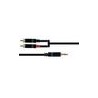 Cable Plug 3.5 Estéreo a 2 RCA XSS RH-EY001 1.5M Negro/1.5M,Cable para micrófono XSS RH-M004 6M Negro/XLR-XLR/6M,Transmisor de 