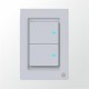 Interruptor Inteligente de 2 botones NETZHOME WS01-2 Wi-Fi