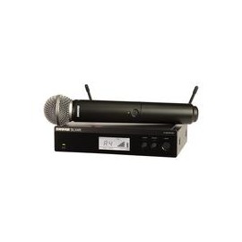 Micrófono inalámbrico SHURE BLX24R-SM58 vocal/dinámico/montaje en rack