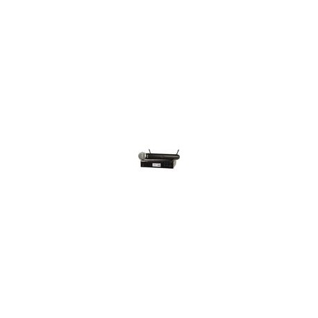 Micrófono inalámbrico SHURE BLX24R-B58 de Mano/Supercardioide/Dinámico,Micrófono inalámbrico SHURE BLX2-B58 transmisor de mano/