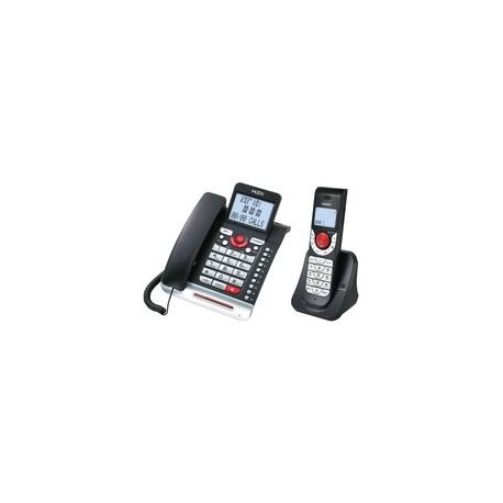 Teléfono Alámbrico MISIK MT8110 Negro/ 1 extensión inalámbrica /Dect 6.0 DUO