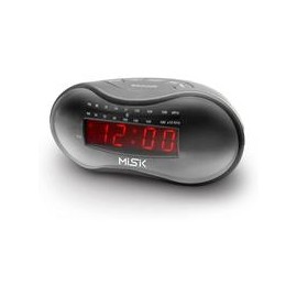 Radio Reloj Despertador MISIK MR411 Negro/AM-FM/Auxiliar