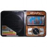 Radio Portátil AKUSTIC AK-6004C Madera Entrada USB, Micro SD