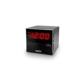 Radio Reloj Despertador MISIK MR420 AM/FM Con entrada Auxiliar