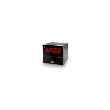 Radio Reloj Despertador MISIK MR420 AM/FM Con entrada Auxiliar