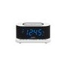 Radio reloj despertador MISIK MR486W Blanco/Cargador inductivo inalámbrico/2 alarmas/USB para carga