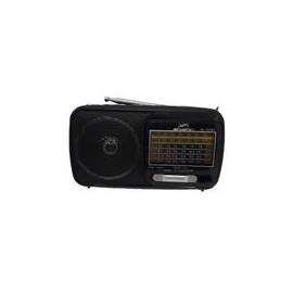 Radio portátil AKUSTIC AK-1505BTN Negro/Bluetooth/Recargable