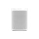 Bocina Inteligente SONOS ONE-G2-W Blanco/Control de Voz/Sonido Envolvente,Soporte de pared SANUS VLT6-B1 46" a 90"/7° de inclin