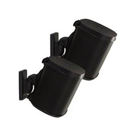 Soportes de pared giratorios SANUS WSWM22-B1 diseñados para Sonos ONE. Play: 1 / Play: 3,Soporte para montaje en pared Sanus WS