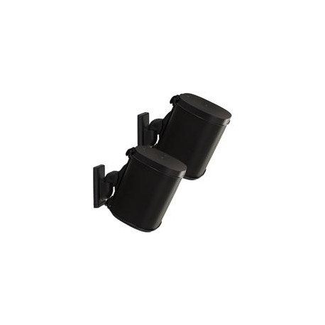 Soportes de pared giratorios SANUS WSWM22-B1 diseñados para Sonos ONE. Play: 1 / Play: 3,Soporte para montaje en pared Sanus WS