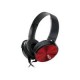 Audífonos MISIK MH650R Rojo / Manos libres / Diadema
