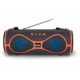Bocina Bluetooth MISIK MS210N Naranja/TWS LED/USB/SD/FM
