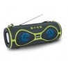 Bocina Bluetooth MISIK MS210V Verde/TWS LED/USB/SD/FM