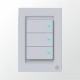 Interruptor Inteligente de 3 botones NETZHOME WS01-3 Wi-Fi,Interruptor Inteligente de 2 botones NETZHOME WS01-2 Wi-Fi,Paquete d