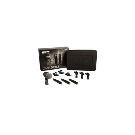 Kit de micrófono para batería SHURE DMK57-52 con Monturas y Estuche