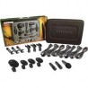 Micrófonos alámbricos SHURE PGADRUMKIT7 para percusiones/Condensador/Dinámicos/Cardioides