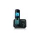 Teléfono Inalámbrico Panasonic KX-TG4111MEB Identificador de llamadas/Localizador de auricular/Manos libres,Teléfono Inalámbric