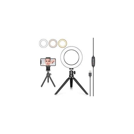 Aro de luz Led 10" VIVITAR VIVRL10KIT Negro/3 niveles de luz,Aro de luz Led  VIVITAR VIVRL8KIT Negro/3 niveles de luz,Caja de l
