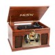 Sistema Nostálgico MISIK MN7711 Bluetooth/Tornamesa 3 velocidades/CD/MP3/USB
